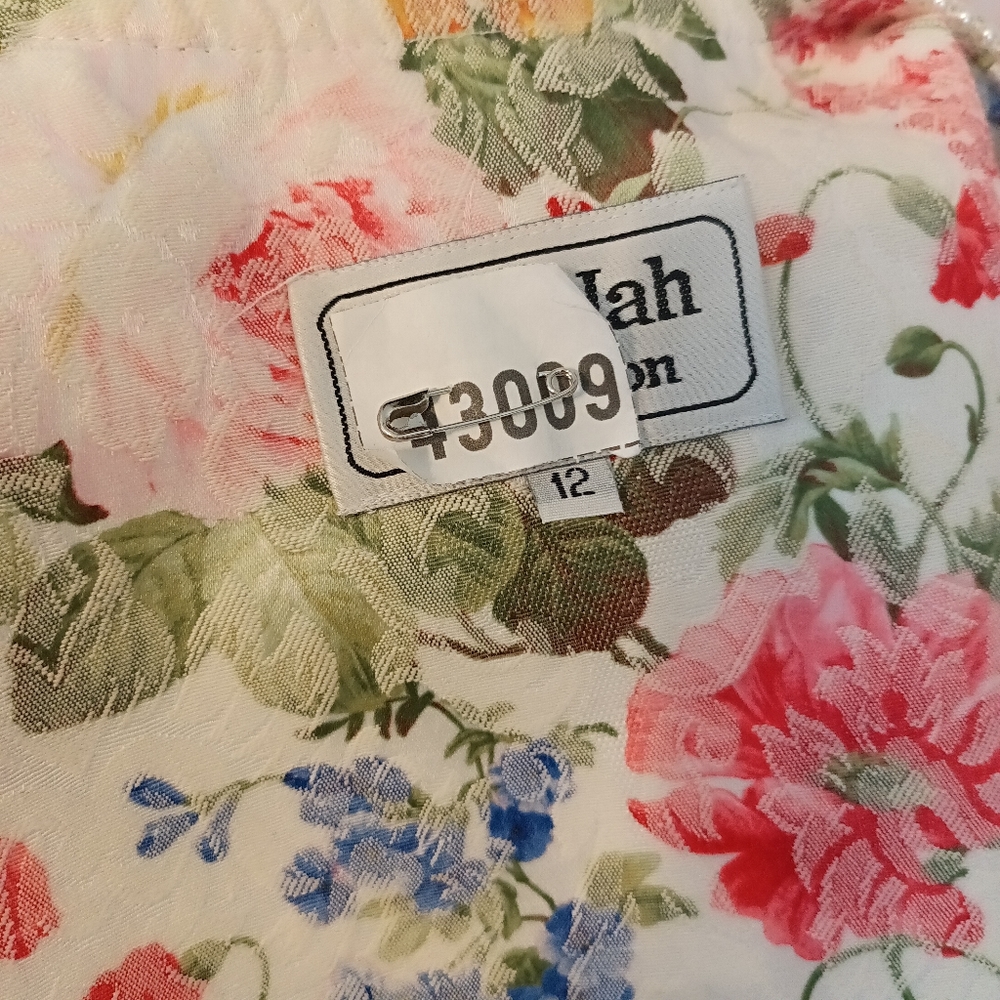 Women's Vintage Floral Grannycore Nah Nah Dress Set size 12 - Picture 8 of 10